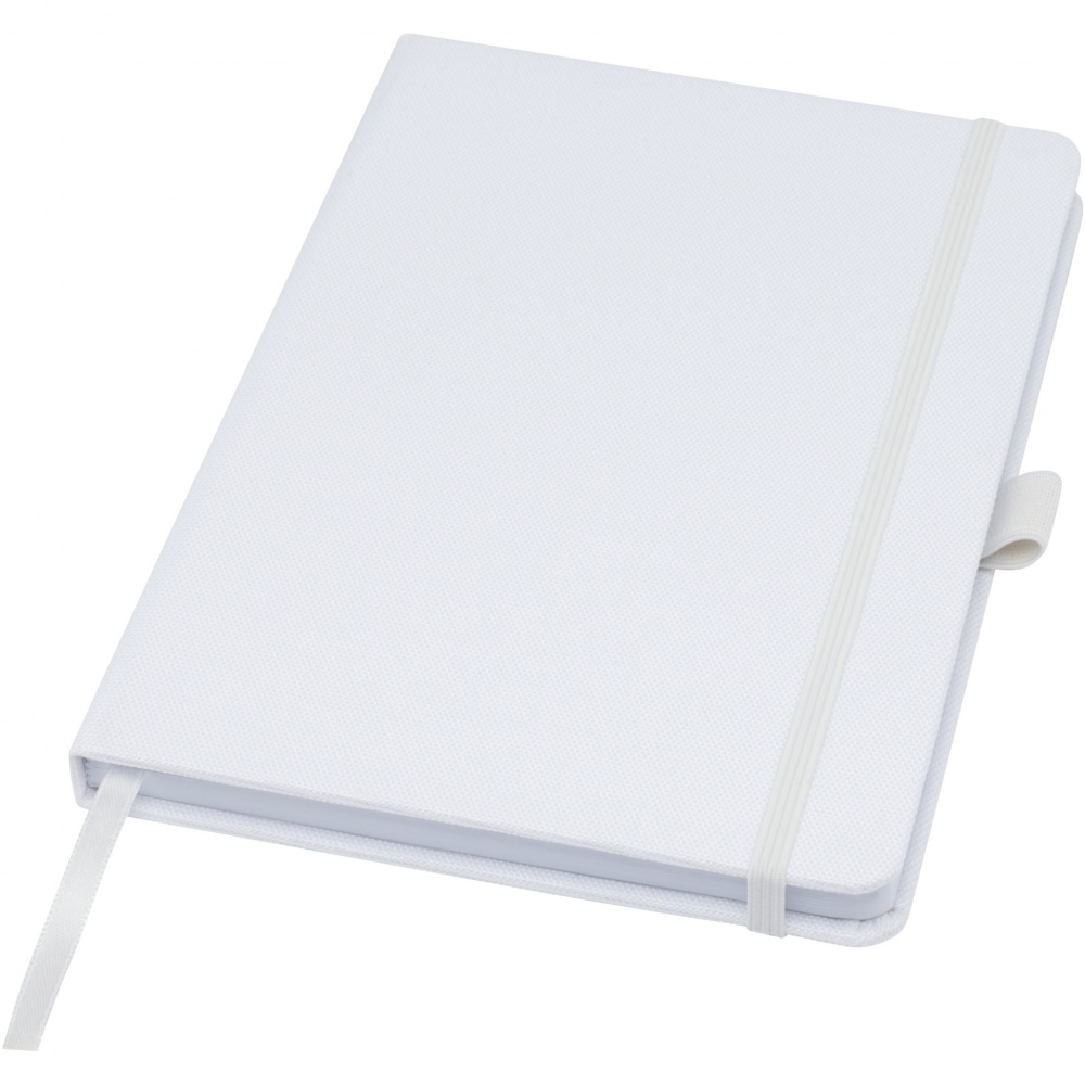 Logotrade promotional merchandise picture of: Honua A5 recycled paper notebook with recycled PET cover